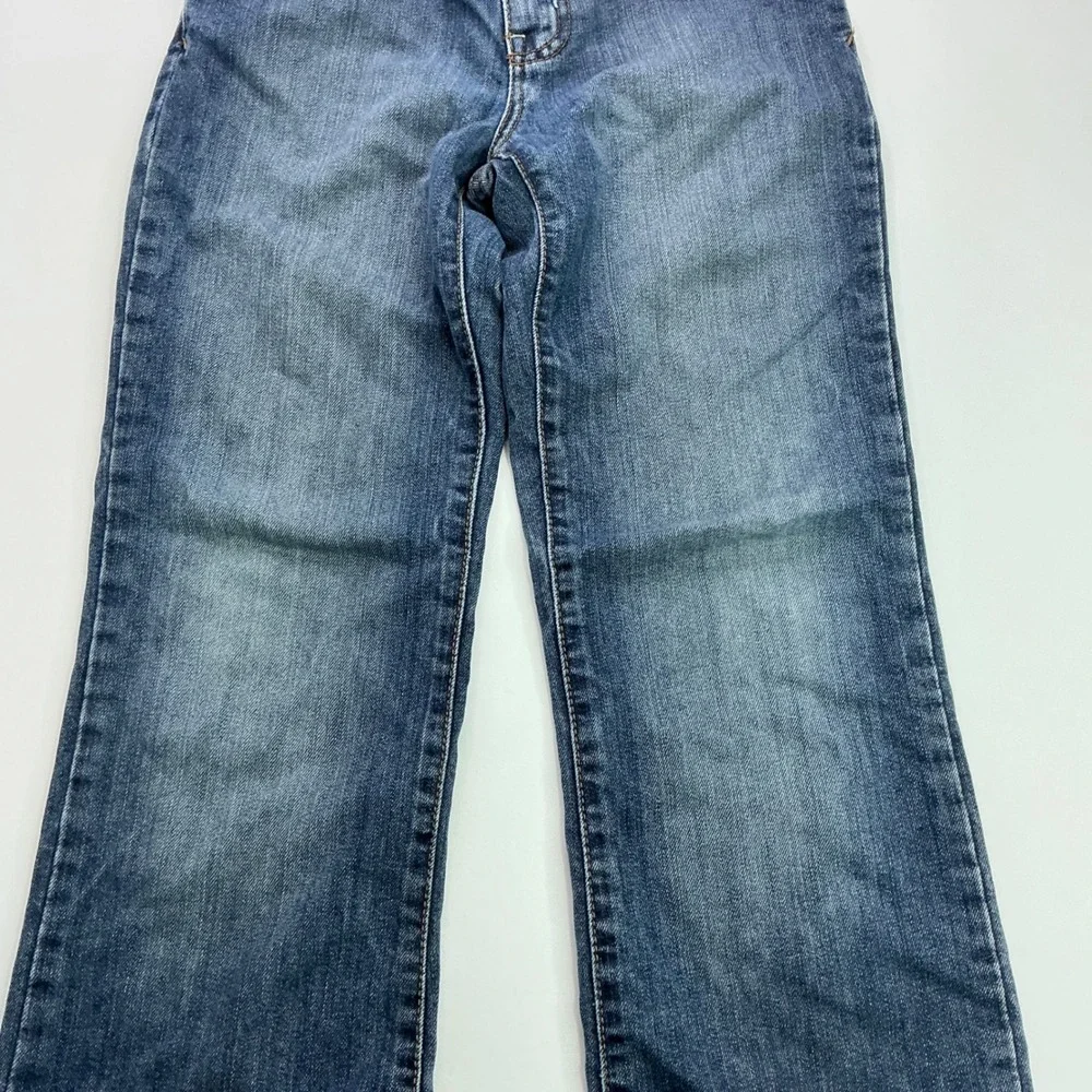 The Children's Place Blue Bootcut Jeans Kids Size 8 Adjustable Waist Denim